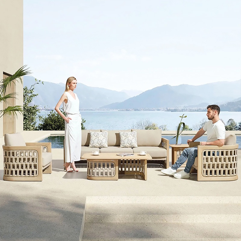 Outdoor Furniture Teak - # Ensemble de canapés en teck