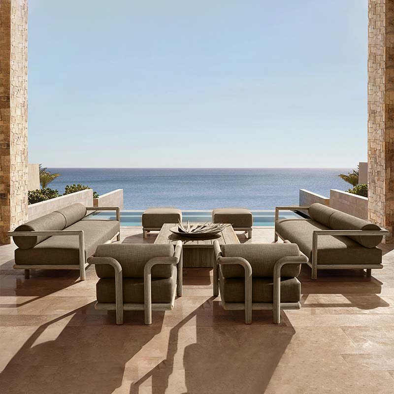 Outdoor Furniture Teak - Ensemble de canapés de jardin pour