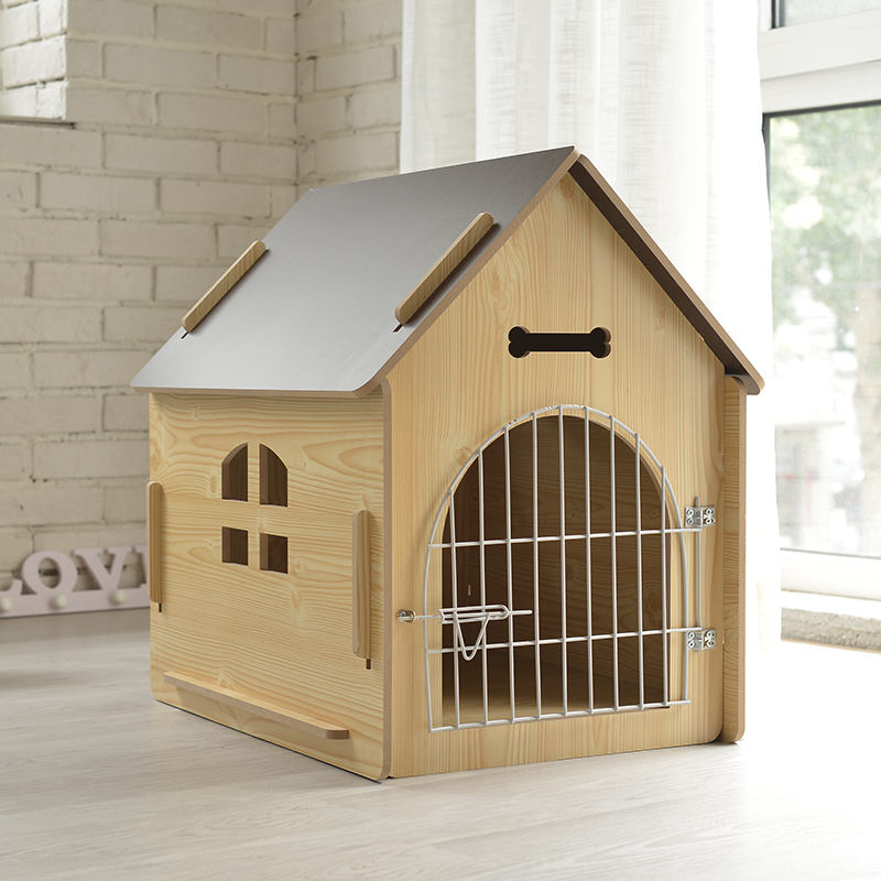 Outdoor Furniture Durable - Maison pour chien en bois sur