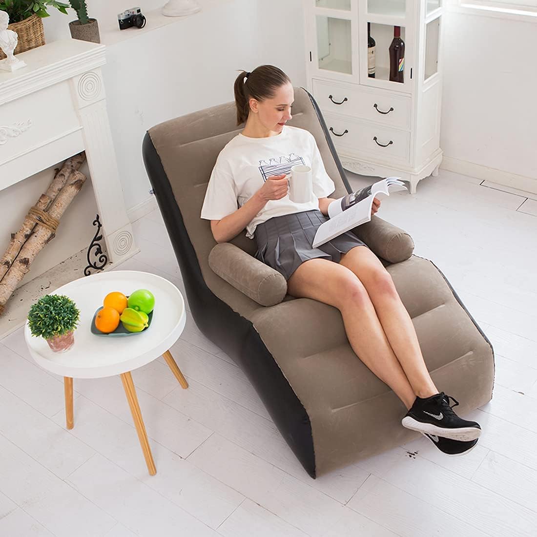 Outdoor Furniture Durable - Canapé paresseux pliant, chaise longue gonflable,