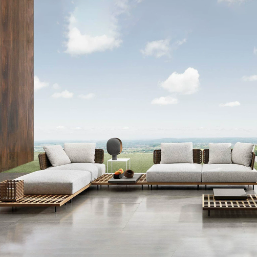 Outdoor Furniture Teak - # Canapé d'extérieur en teck imperméable