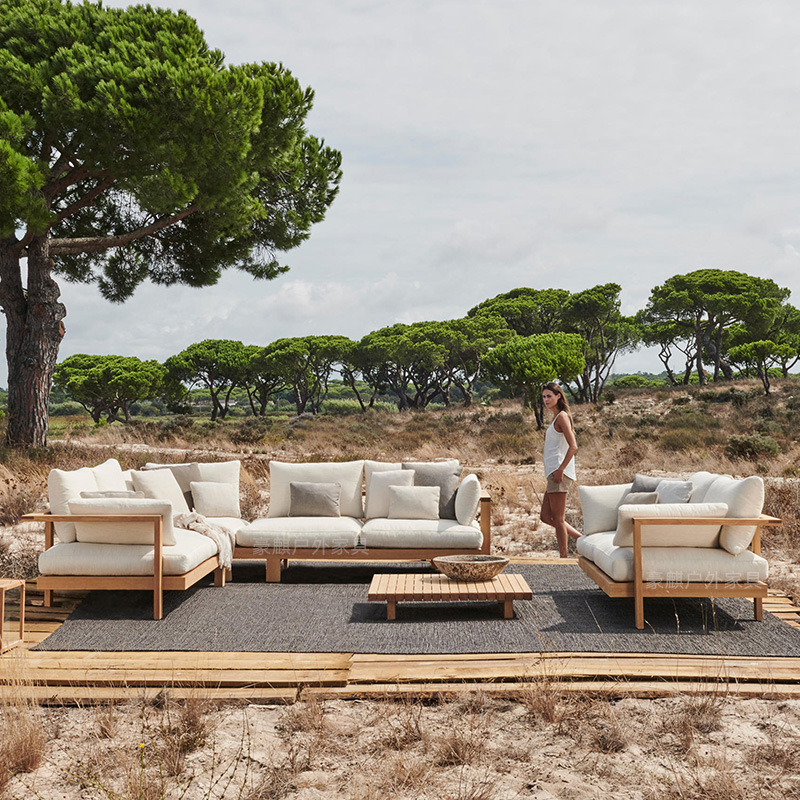 Outdoor Furniture Teak - Ensemble en teck pour cour et