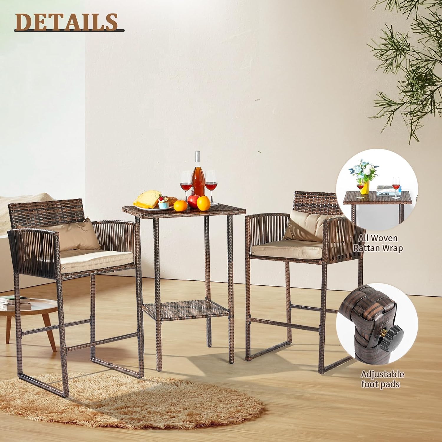 Ensemble de table de bar en ro - Outdoor Furniture Plus avis et prix
