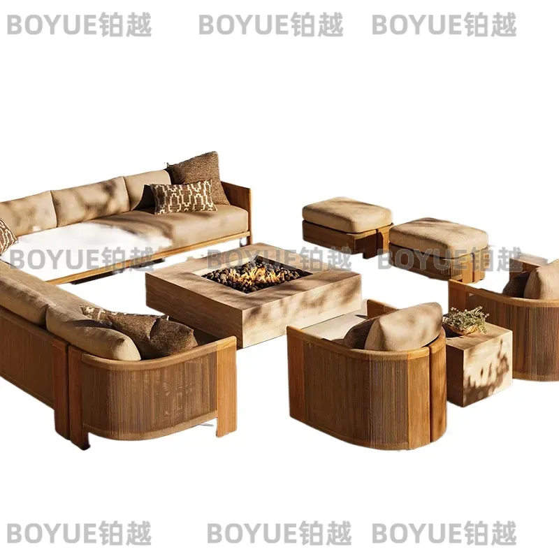 Ensemble de canapés d'extérieu - Outdoor Furniture Teak avis et prix