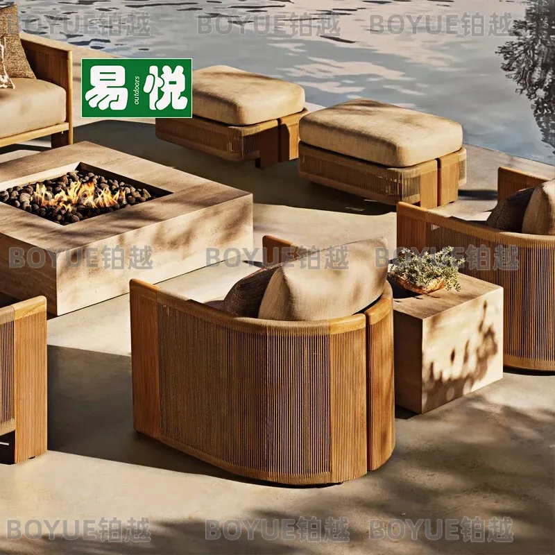 Ensemble de canapés d'extérieu - Outdoor Furniture Teak avis et prix