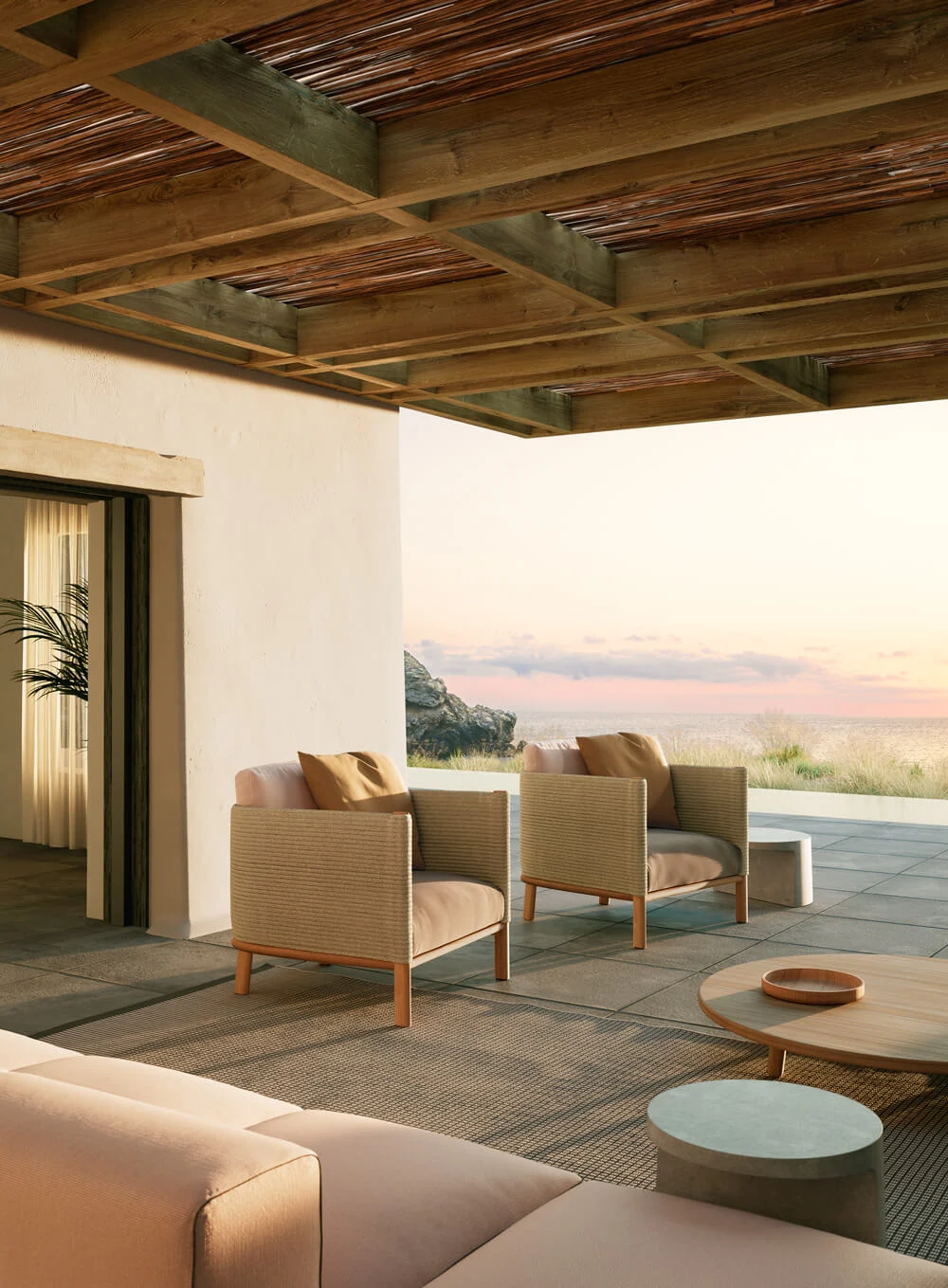 Canapé simple en teck avec str - Outdoor Furniture Teak avis et prix