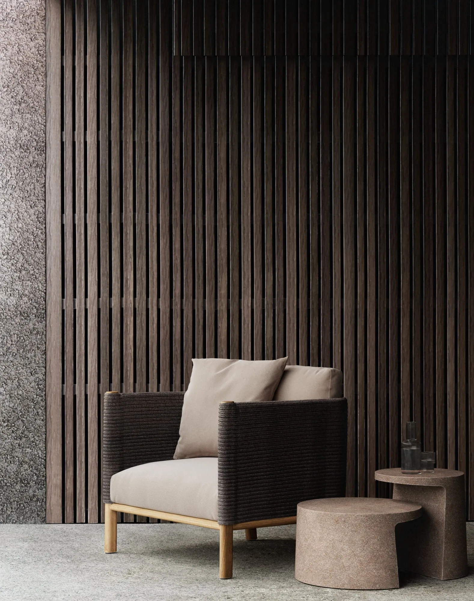 Canapé simple en teck avec str - Outdoor Furniture Teak avis et prix