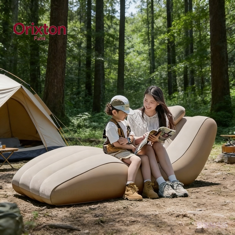 Chaise longue gonflable portab - Outdoor Furniture Pillows avis et prix