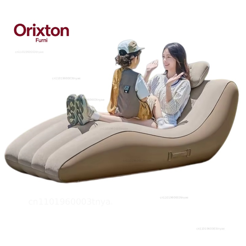 Chaise longue gonflable portab - Outdoor Furniture Pillows avis et prix