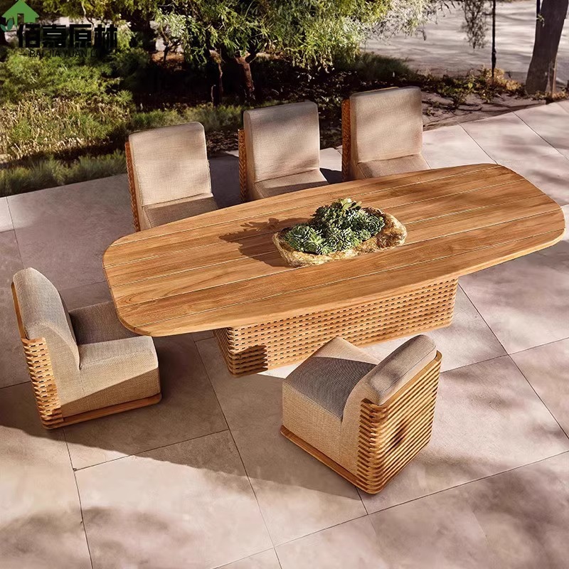 Canapé d'extérieur en teck, im - Outdoor Furniture Teak avis et prix