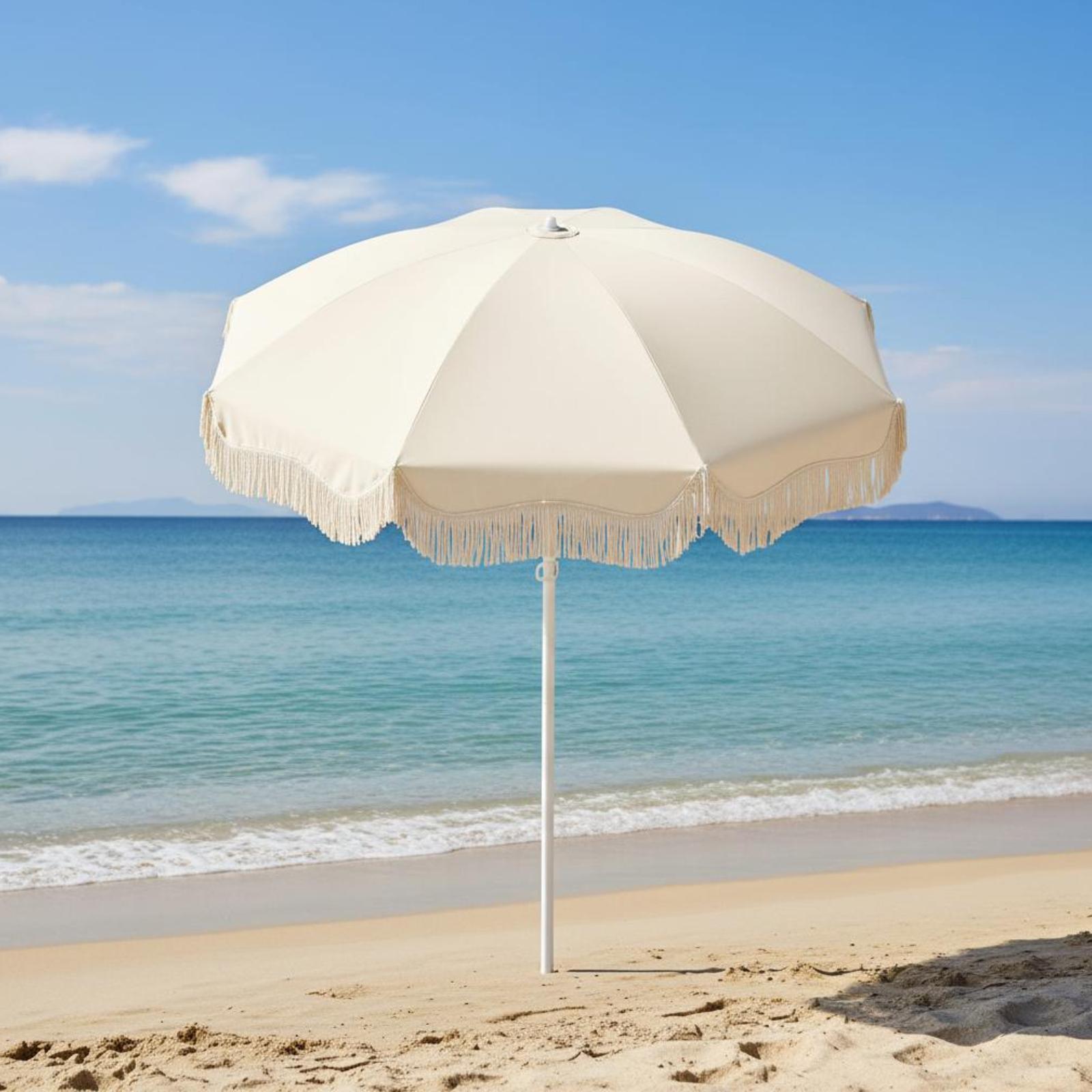 Parasol de patio à franges UPF - Outdoor Furniture Plus avis et prix