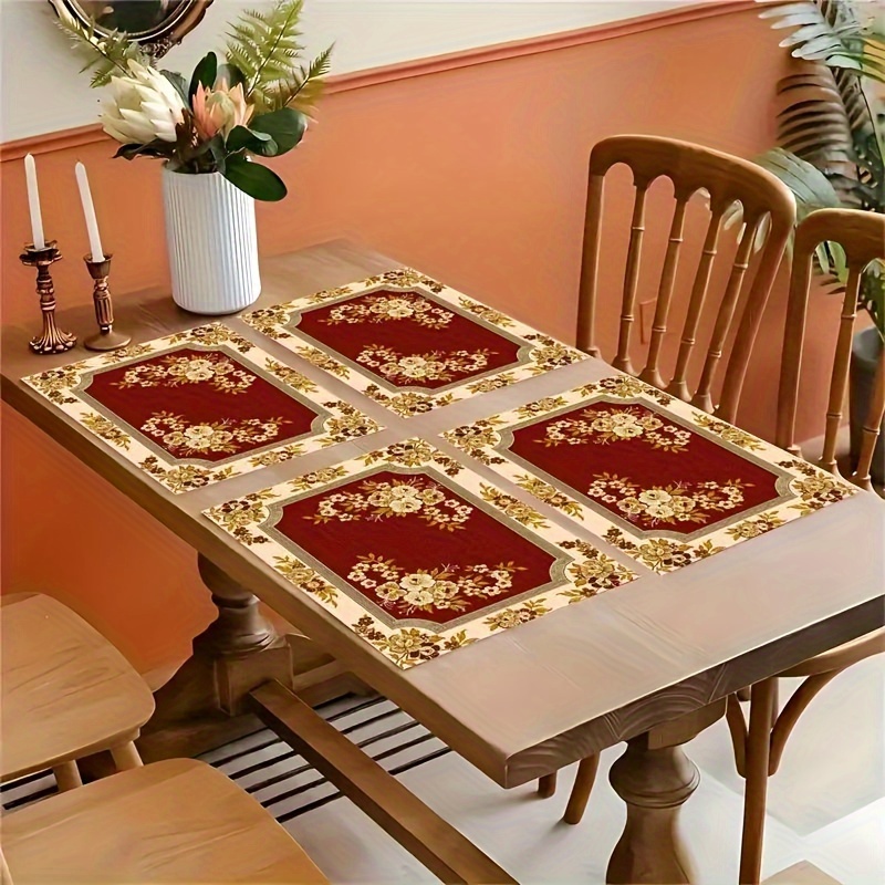 Set de table imprimé floral ro - Outdoor Furniture Dining avis et prix